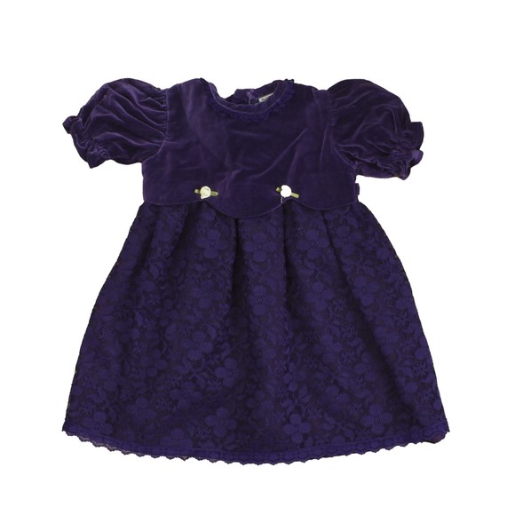 Teddy's Choice Girls Purple Special Occasion Dress size: 12 Months - Picture 1 of 1